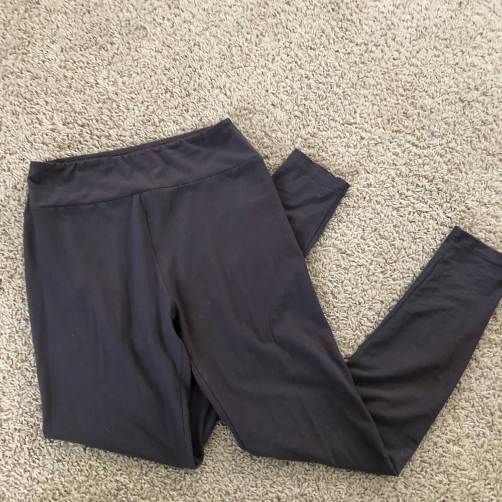 high waist purple leggings